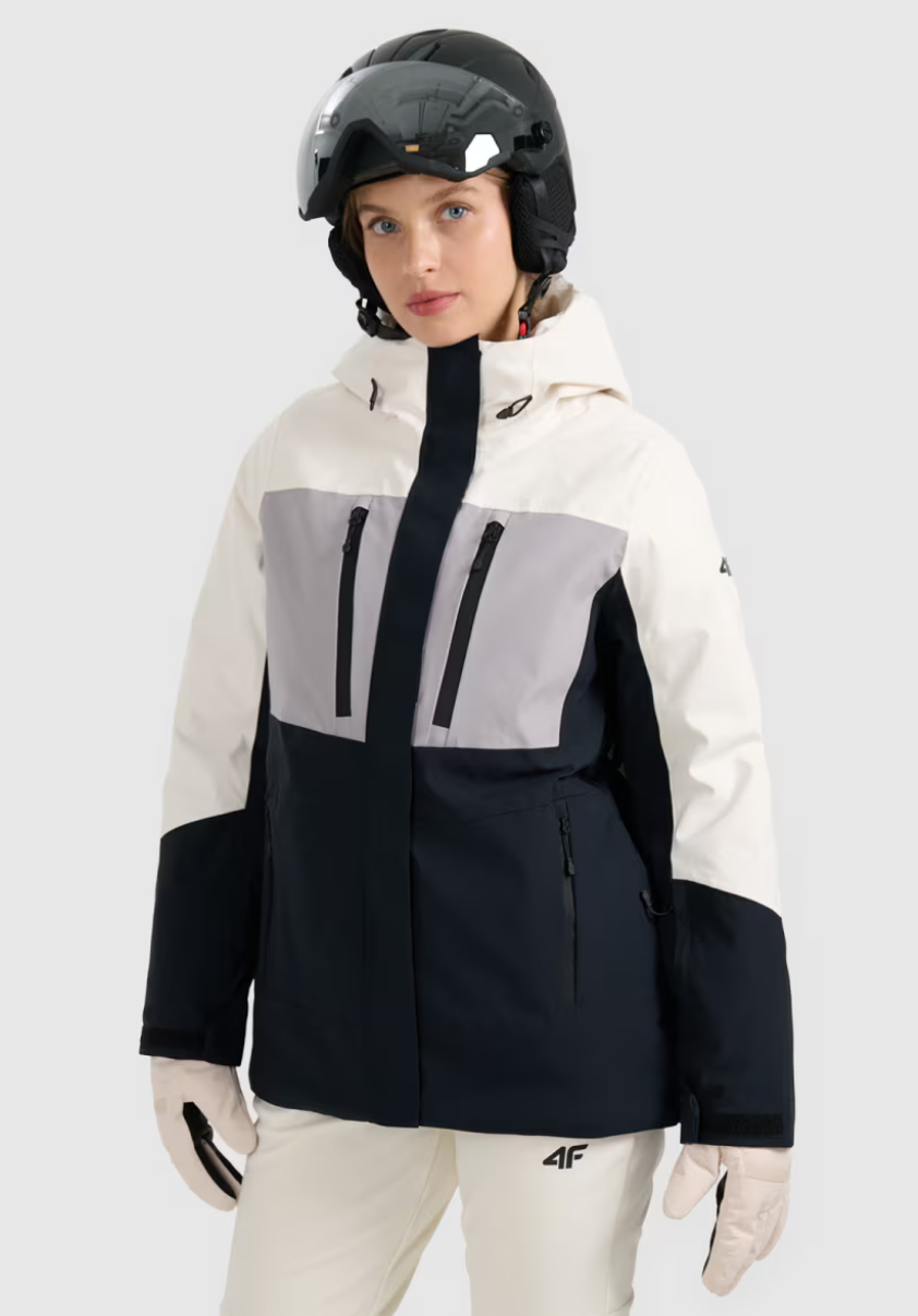 Damen-Skijacke 4F NeoDry 10.000 mm H₂O/ 8.000 g/m² Creme